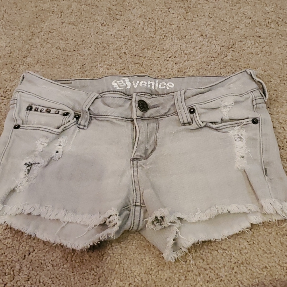 B Venice short distressed jean shorts